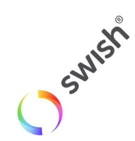 Swish logo.